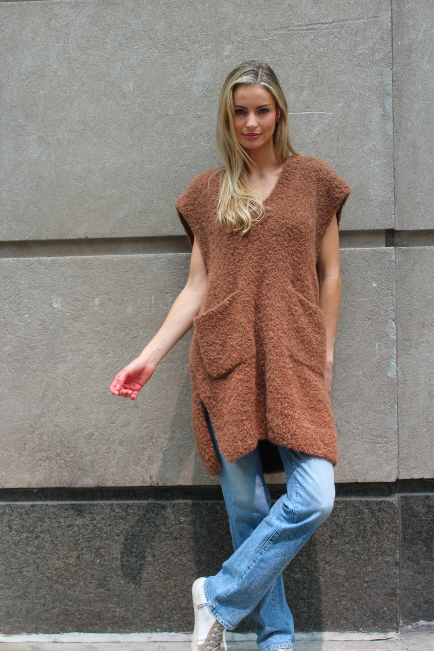 Teddy Vest - Big (Brown)