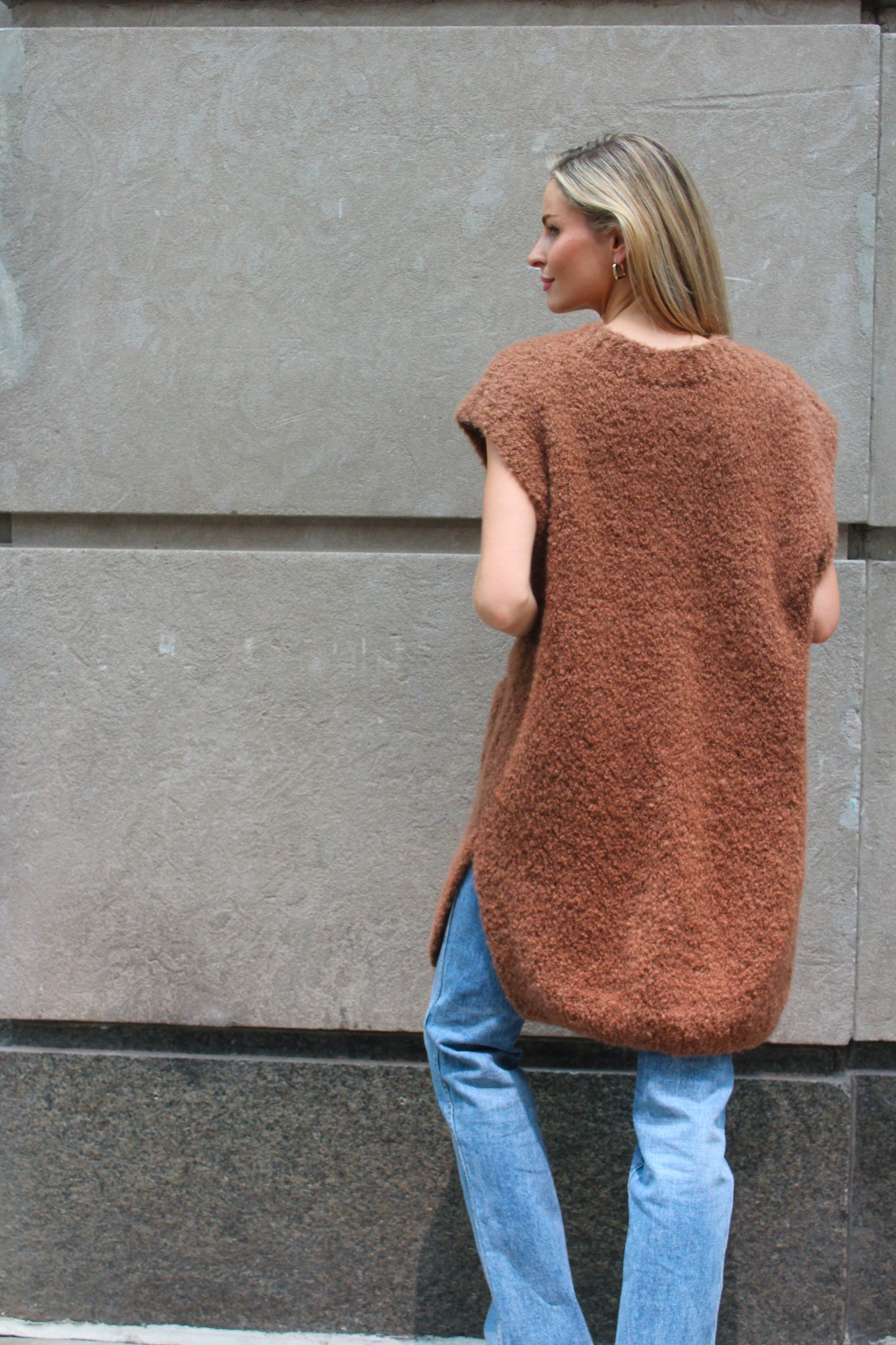 Teddy Vest - Big (Brown)
