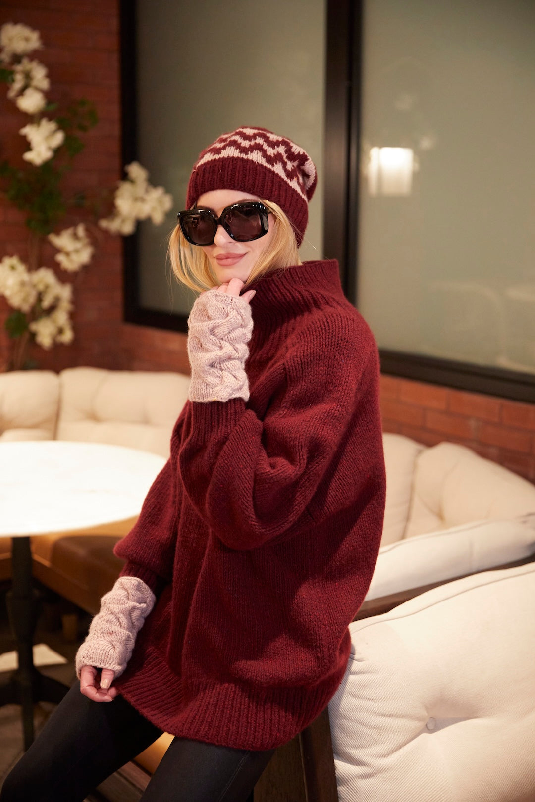 Clara Fingerless Gloves Short