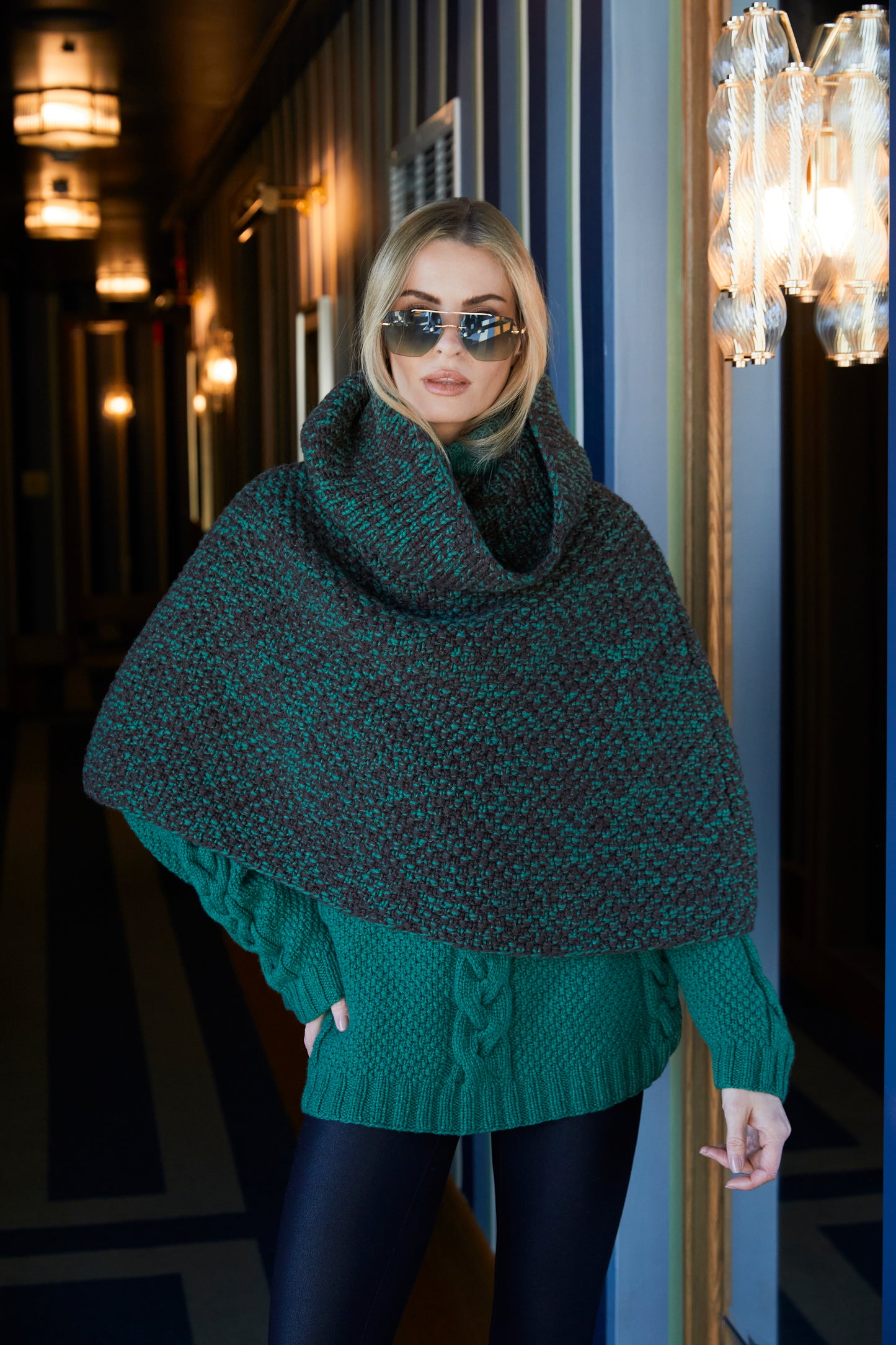 Coppelia Ski Shrug with Turtleneck - Long