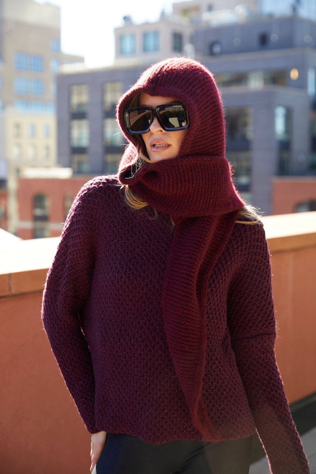 Doba Hooded Scarf