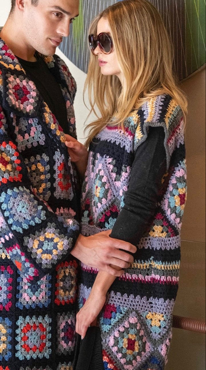Crochet Tunic with Diamonds