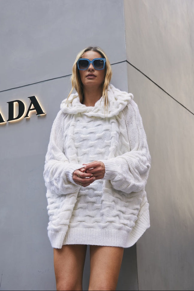 Shar Pei Hooded Sweater detail view