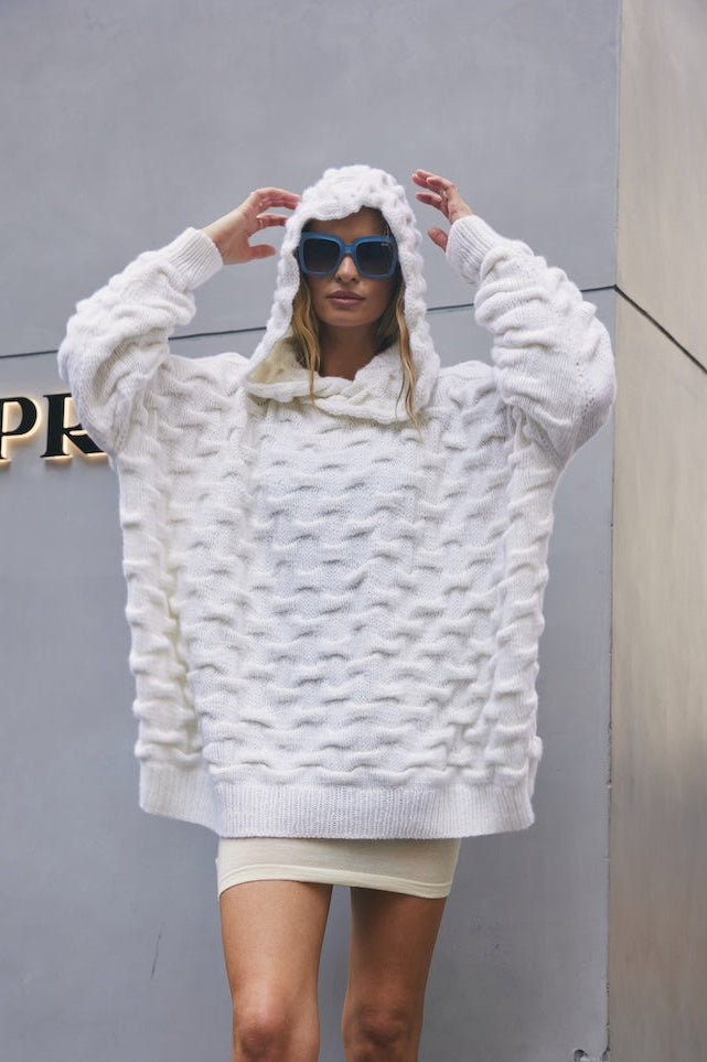 Shar Pei Hooded Sweater detail view