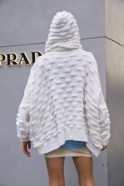 Shar Pei Hooded Sweater detail view