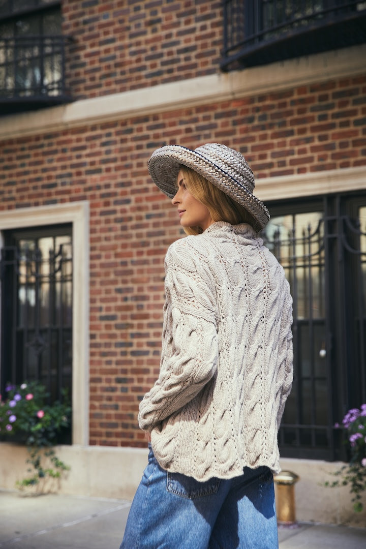 Merletto Sweater w/o Ribbing