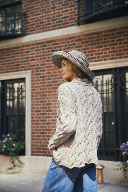 Merletto Sweater w/o Ribbing