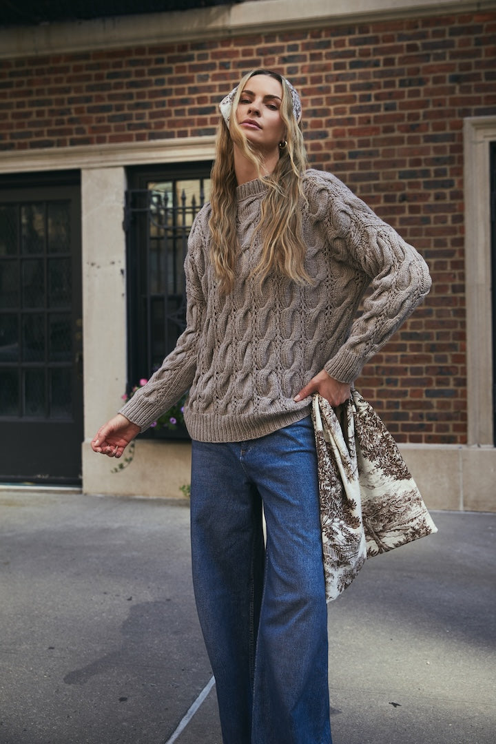Merletto Crew Neck Sweater