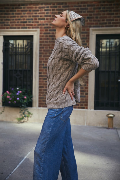 Merletto Crew Neck Sweater