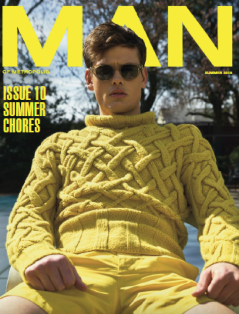 Man of Metropolis Magazine Cover