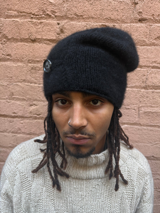 Sock Hat with Button