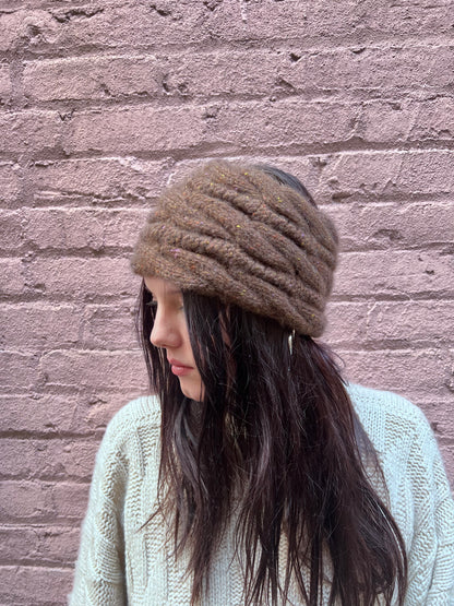 Rouched Cable Headband