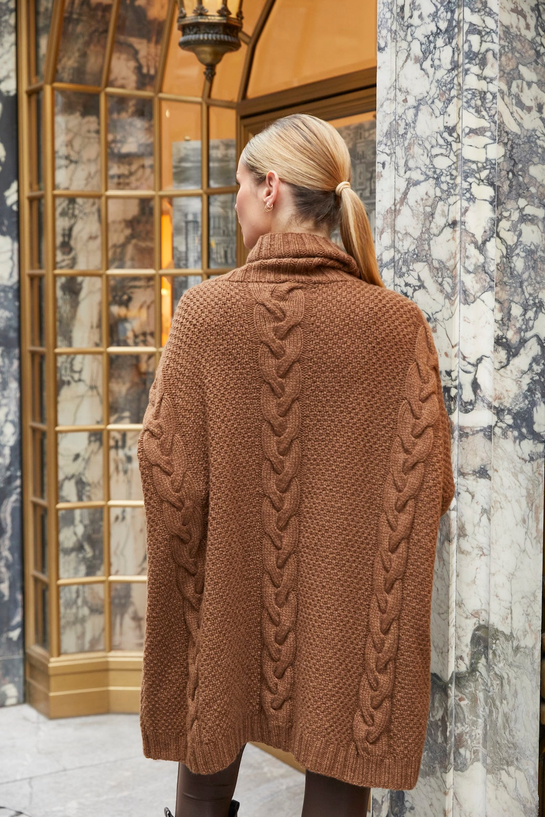 Coppelia Cable Sweater Long